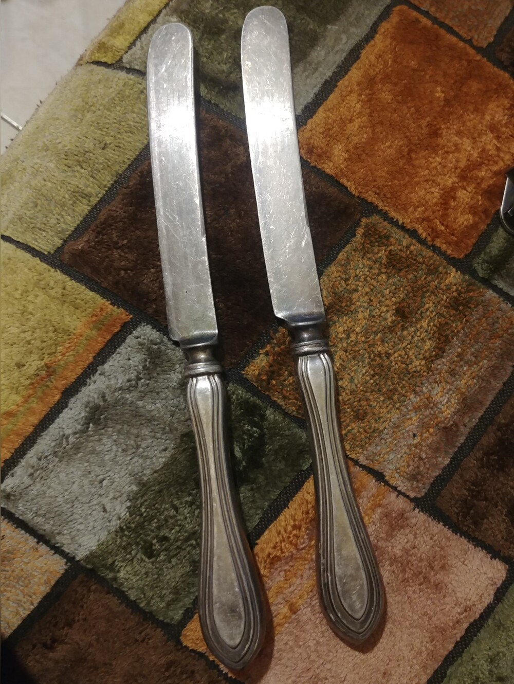 Classic Silver-Plated Dinner Knife - French Style